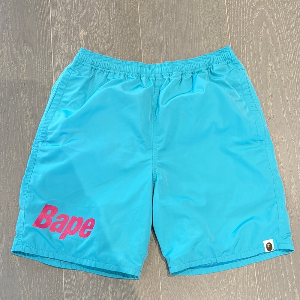 Bape Men's Blue Swim Trunks